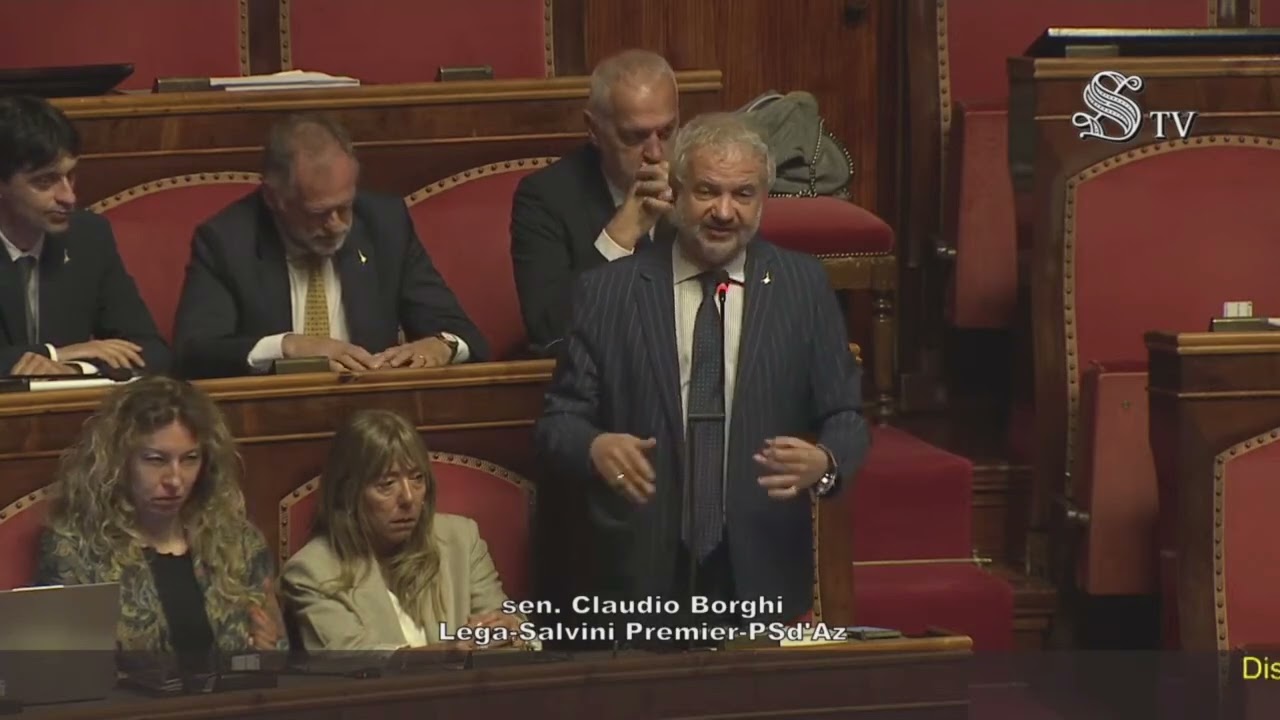 CLAUDIO BORGHI REPLICA A GIORGIA MELONI IN VISTA DEL CONSIGLIO EUROPEO