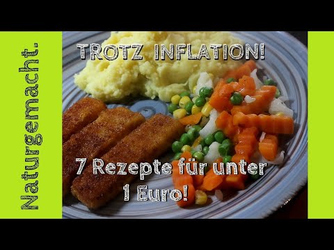 Trotz Inflation ! 7 Rezepte für unter 1 Euro ! Hauptgerichte I Hauptmahlzeiten