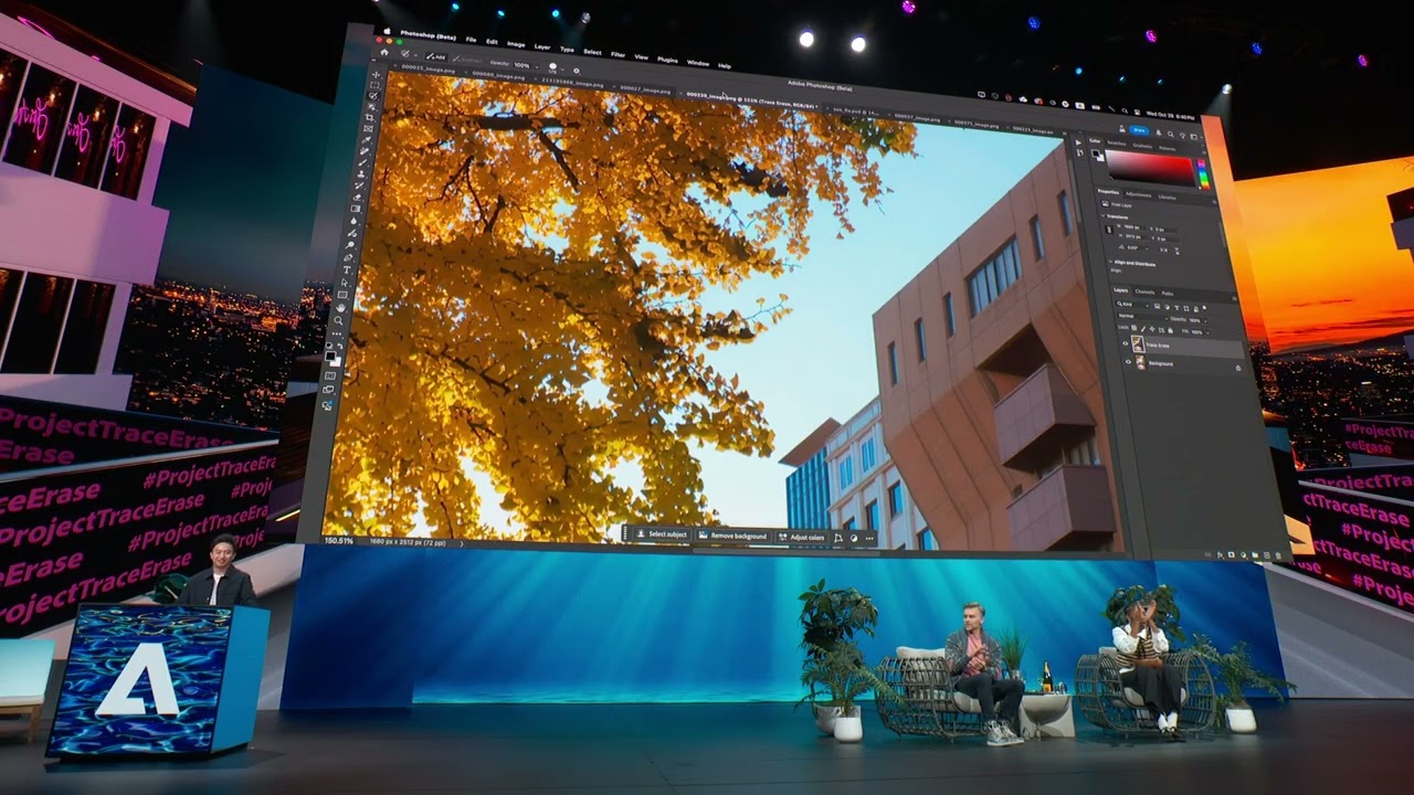 #ProjectTraceErase | Adobe MAX Sneaks 2025 | Adobe - YouTube