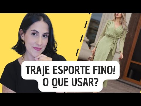 Traje Esporte Fino. O que usar?