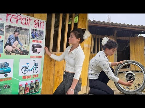 Full video of the genius girl who repairs all kinds of broken engines.