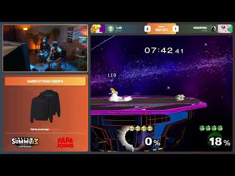 Hungrybox vs lloD - Singles Gauntlet: Bracket 3 - Smash Summit 13 | Puff vs Peach