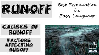 #5 Runoff | Factors affecting Runoff | Water Resources Engineering | SBTE Bihar
