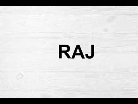 How To Pronounce Raj