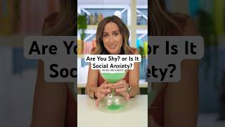 Are You Shy? Or Is It Social Anxiety?