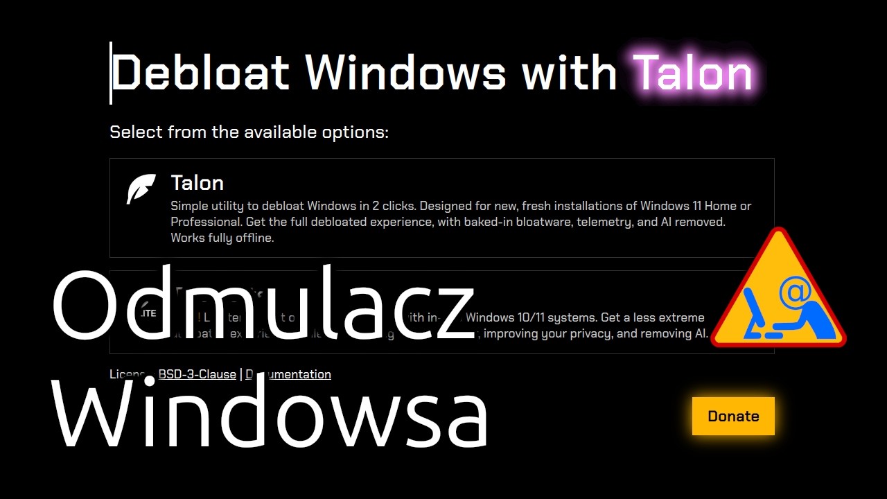Talon - a tool for modifying Windows