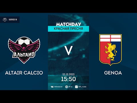AFL21. Italy. Serie B. Day 18. Altair Calcio  - Genoa