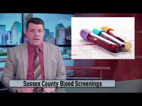 NJ Sussex County Blood Screenings