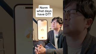 Norm can’t tell what days have D #hume
