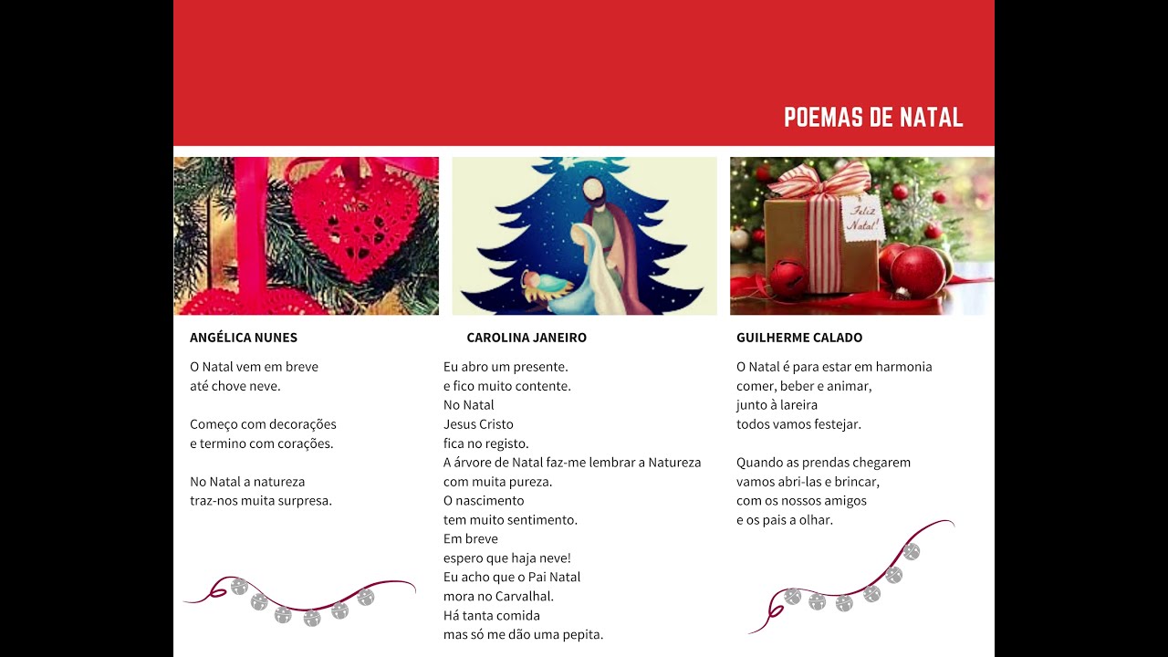 Poemas de Natal 6ºF