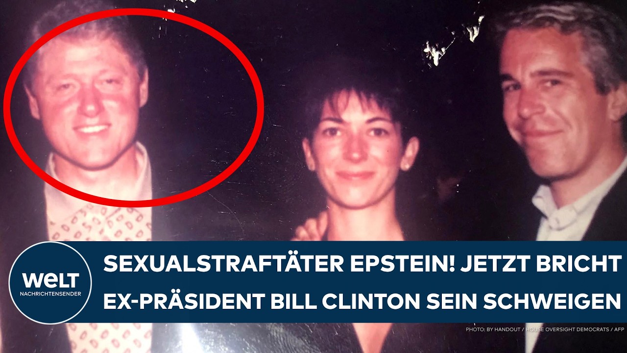 USA: Sexualstraftäter Jeffrey Epstein! Jetzt bricht Ex-Präsident Bill Clinton sein Schweigen!