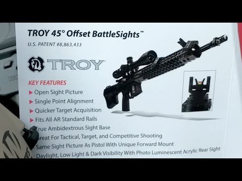 Troy Industries Folding Battle Sight Rear, Troy rear sight a good option to get