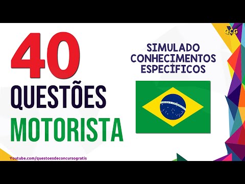 QUESTÕES DE MOTORISTA SIMULADO CONCURSO PREFEITURA