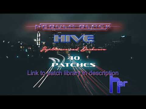 Hive 2 Synthwave and Darkwave Patch Library