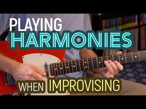How to play harmonies when soloing by finding them in basic chord shapes - Guitar Lesson - EP532