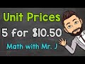 How to Find Unit Prices | Unit Price Problems
