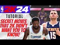 These SECRET MOVES in NBA 2K24 are GAME CHANGING!