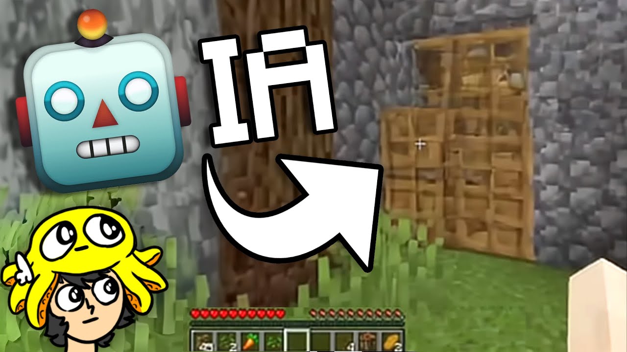 minecraft mas é tudo feito com IA