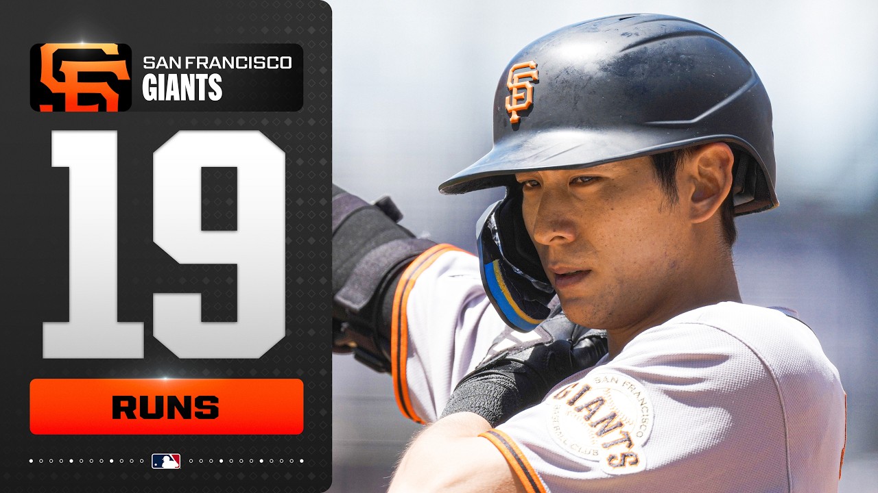 19-RUN GAME from the Giants (Jung Hoo Lee goes 5-for-6, Willy Adames grand slam 😳) | MLB Highlights