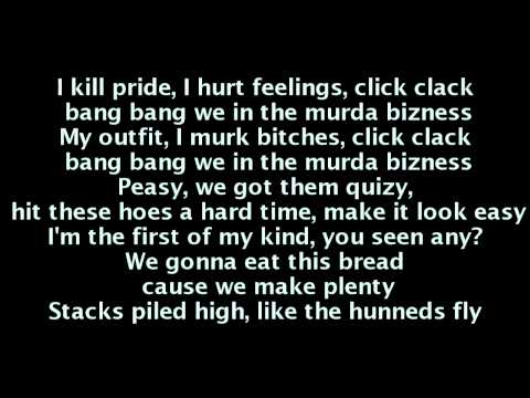 Iggy Azalea Feat. T.I - Murda Bizness (Lyrics On Screen)