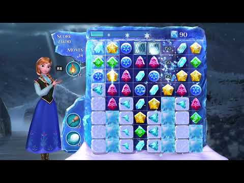 Frozen Free Fall: Snowball Fight Level 246 Walkthrough, No Power Ups