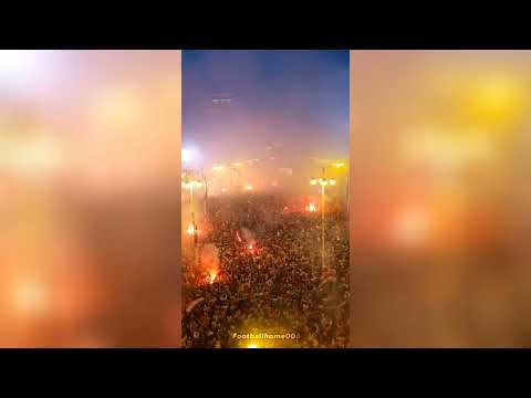 Croatian fans in Zagreb, Croatia, before the match vs. Spain | Hrvatski navijači u Zagrebu, Hrvatska