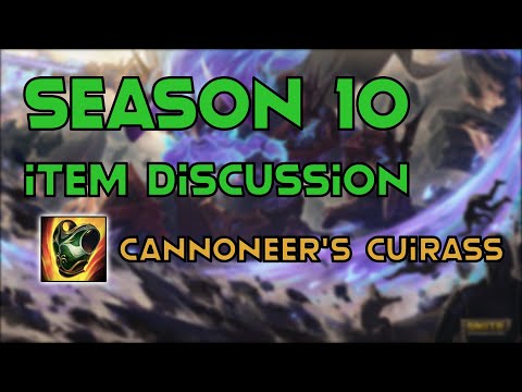 SMITE Season 10 New Items - Cannoneer's Cuirass