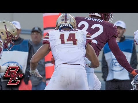 Boston College LB Max Richardson Top Plays 2018