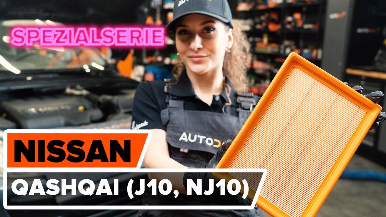 Wie Nissan Qashqai J10 Luftfilter wechseln - Anleitung