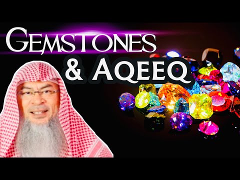 Crystal Gemstones or Aqeeq stones in Islam
