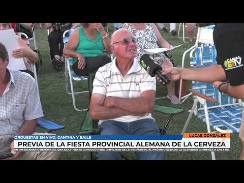 Lucas Gonzalez - Se vivió la previa de la fiesta de la cerveza