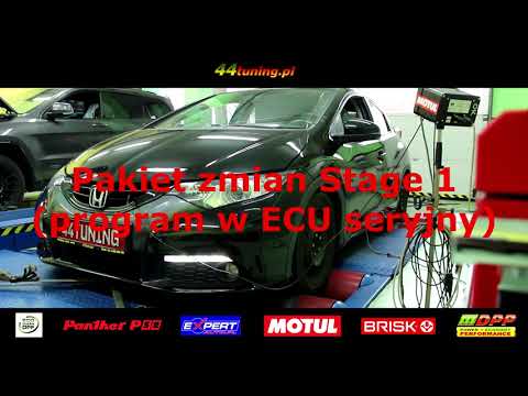 44tuning.pl Chip tuning i Nie tylko - Honda Civic 1.8 140 KM Stage 1+  przyrost 21 KM