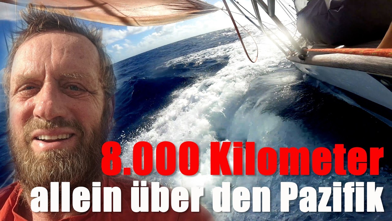 Sailing solo across the Pacific. From the Panama Canal across the Pacific to French Polynesia.