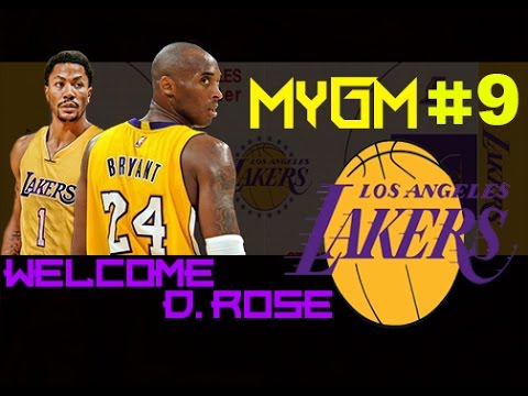 NBA2K15 MyGM Mode Ep. #9: Los Angeles Lakers! Welcome D. Rose!