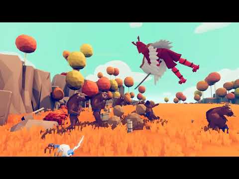 Flying Samurai Giant vs Every Faction - TABS MODS GAMEPLAY