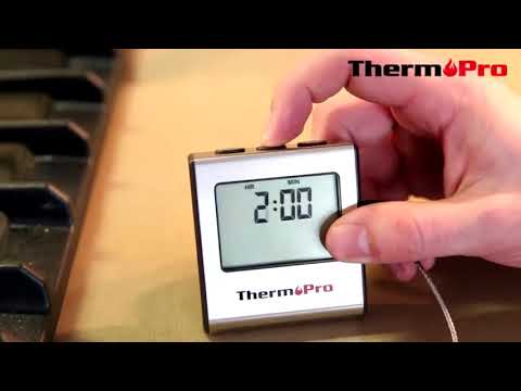 Видео Кухонный цифровой термометр с щупом Thermopro TP-16