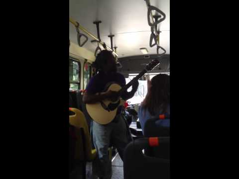 Singing on the bus