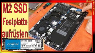 SSD Festplatte einbauen einrichten umrüsten - PC & Notebook Leistung steigern - Dell Inspiron M2 SSD