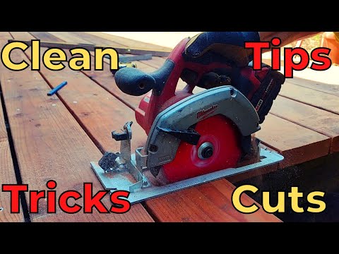 Cut CLEAN edges on a DECK. Contractor shows you how.