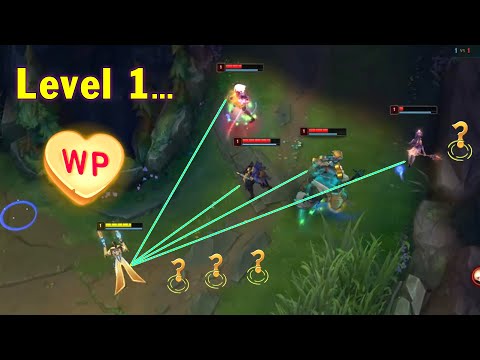 INSANE LEVEL 1 PLAYS...(Draven lvl 1 Pentakill, Level 1 Wombo Combo, Lucian...)