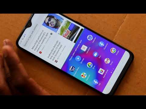 How to use split screen in Oppo A9