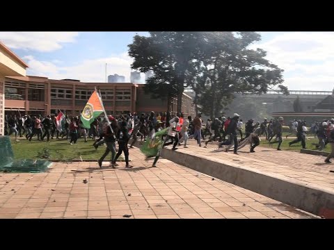 Kenya protesters breach parliament barricade, enter compound | AFP