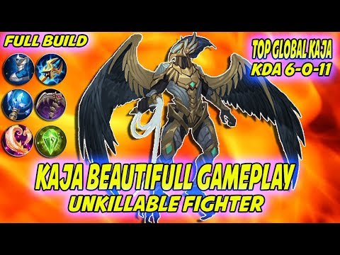 Kaja Beautifull Gameplay, Unkillable Fighter - Top Global Kaja - Mobile Legends