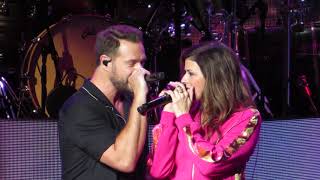Little Big Town singing Summer Fever in concert 7/21/18 at Xfinity Center MA