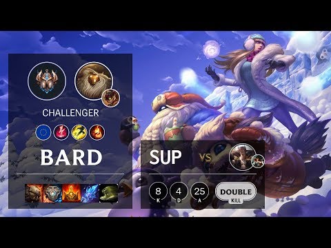 Bard Support vs Sett - EUW Challenger Patch 10.7