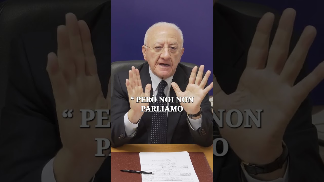 DE LUCA: "SIAMO MASOCHISTI: TRUMP FA AFFARI CON PUTIN E NOI PAGHIAMO IL GAS QUATTRO VOLTE DI PIÙ"