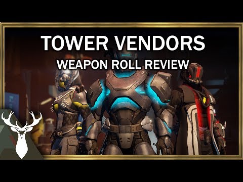 Rise of Iron: Tower Vendor Rolls (May 30 - June 5) Godroll Palindrome... again