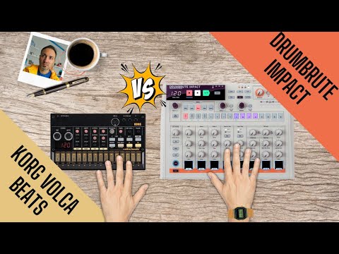 Arturia DrumBrute IMPACT vs Korg Volca BEATS: The Analog Drum Machine BATTLE! (Punch vs. Pocket)
