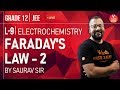 Electrochemistry Lecture 9 Faraday S Law 2 Class 12 Chemistry IIT JEE Mains Preparation