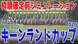 【キーンランドカップ2026】枠順確定前シミュレーション  サマースプリントシリーズ第5戦北の大地の電撃戦！連覇を狙うパンジャタワーを中心に登録段階のデータを基にシミュレーション予想！キーンランドC